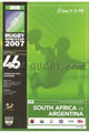 South Africa v Argentina 2007 rugby  Programme